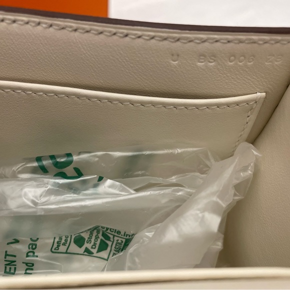 Hermes Geta Bag Nata/Nata. Purchased in August with U stamp - Picture 3 of 5
